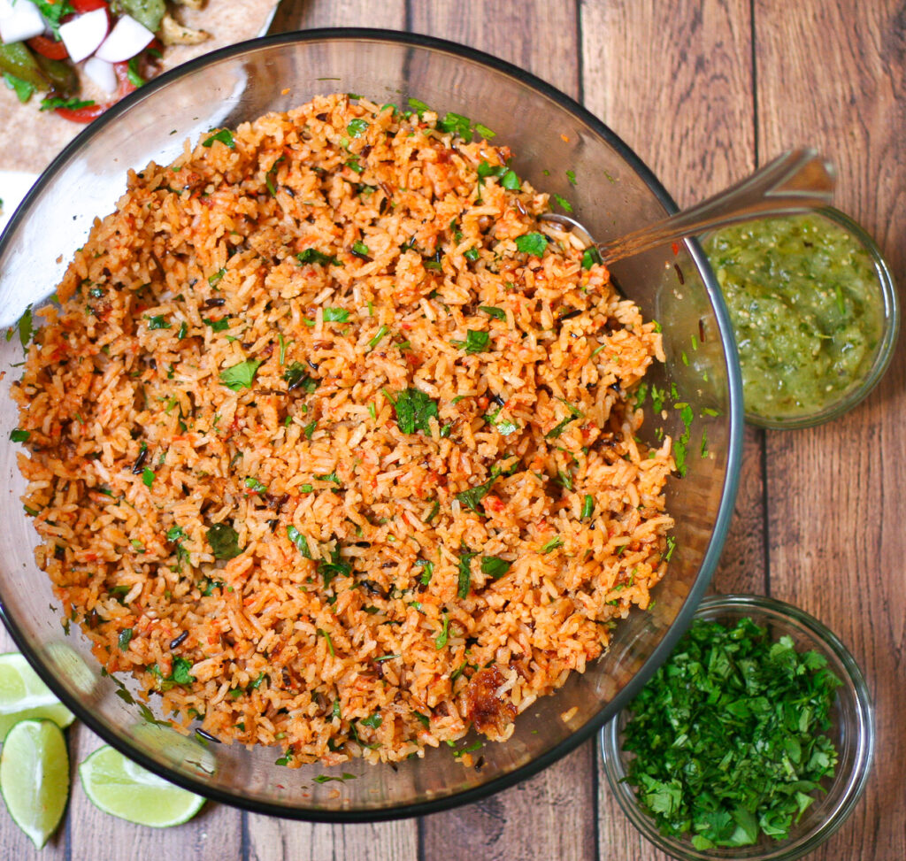 Restaurant Style Mexican Rice in the Rice Cooker