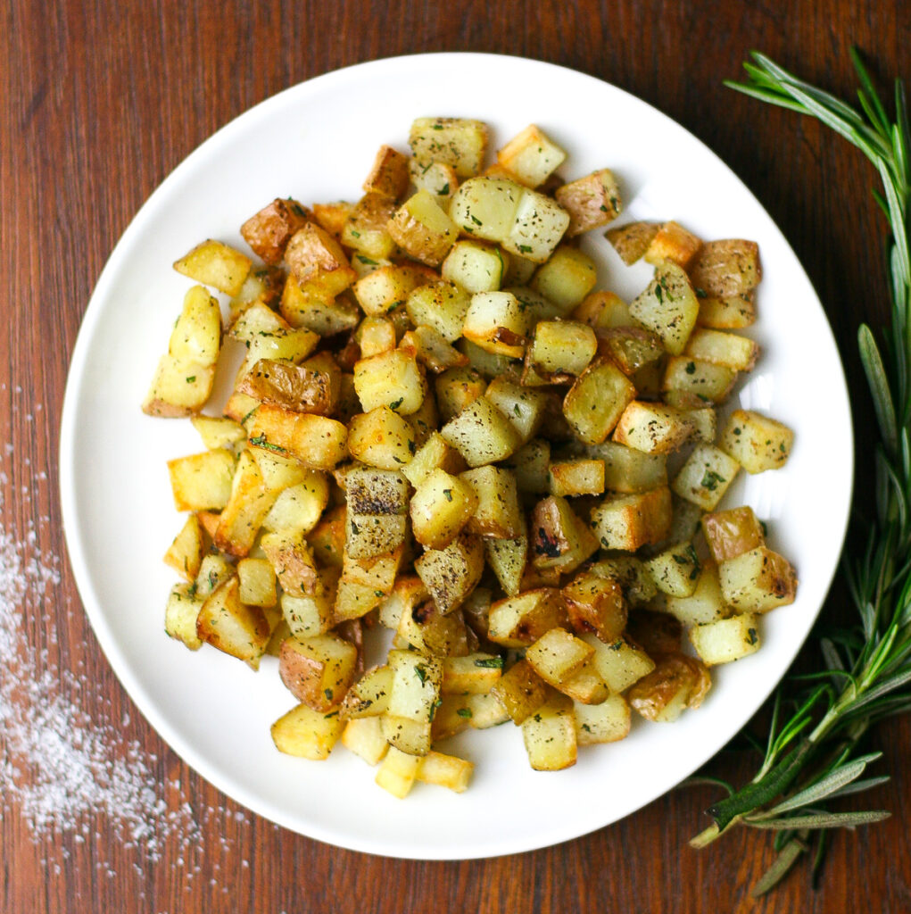 Rosemary Garlic Pan Potatoes