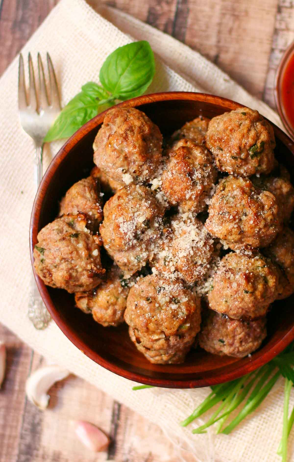 Baked Turkey Meatballs - Erica Julson