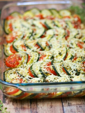 Tomato, Zucchini, and Squash Gratin