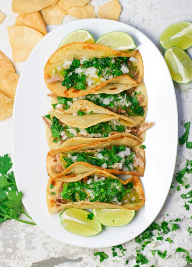 Carnitas Street Tacos by Registered Dietitian Erica Julson